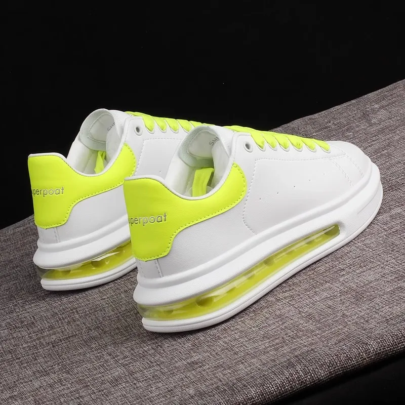 Branded air-cushion white shoes for men breathable versatile sports and casual shoes fashionable couple tennis shoes tennis shoes men sport shoes