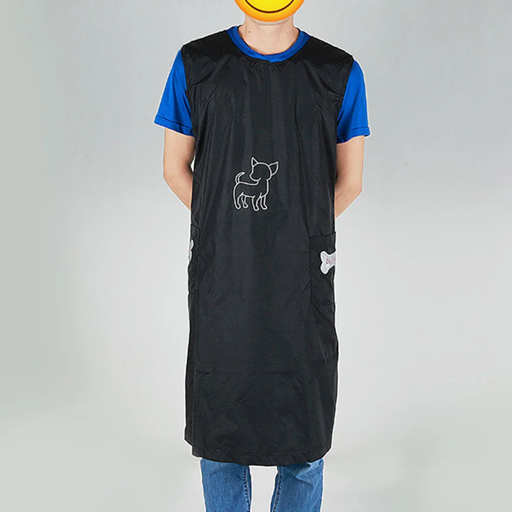 

Dog Grooming Uniform Beautician Work Clothes Decorate Mens Waterproof Jacket Pet Shop Bath