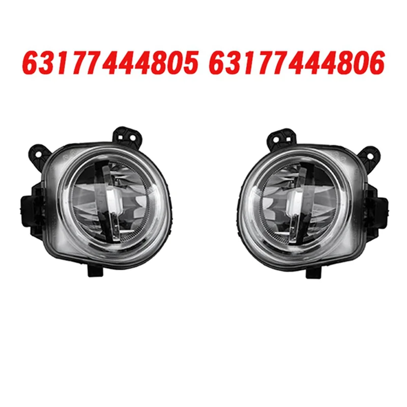 1 쌍 앞 범퍼 LED 안개 램프 DRL 라이트 어셈블리 BMW X2 F39 20I 25I 25Ix 20Dx 2018-2022 63177444805 63177444806