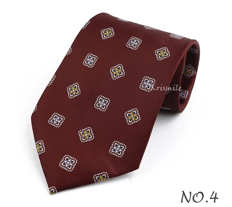 Luxus 9CM Männer Krawatte Slik Polyester Weiche Neuheit Krawatte Schöne Muster Rot Blau Krawatte Für Männer Hemd Anzug krawatte Zubehör – Detail 6