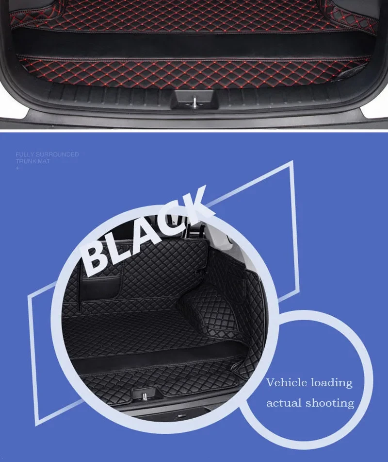 Car Trunk Mats For Toyota C-HR CHR IZOA AX10 AX50 2016-2022 Anti-dirty Cover Storage Pad Cargo Liner Carpet Rug Auto Accessories