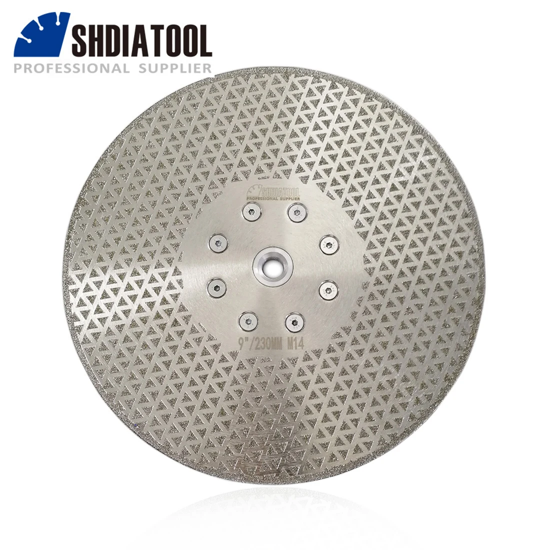 SHDIATOOL 1pc 9"/230mm Electroplated Diamond Cutting Grinding Discs for Marble 