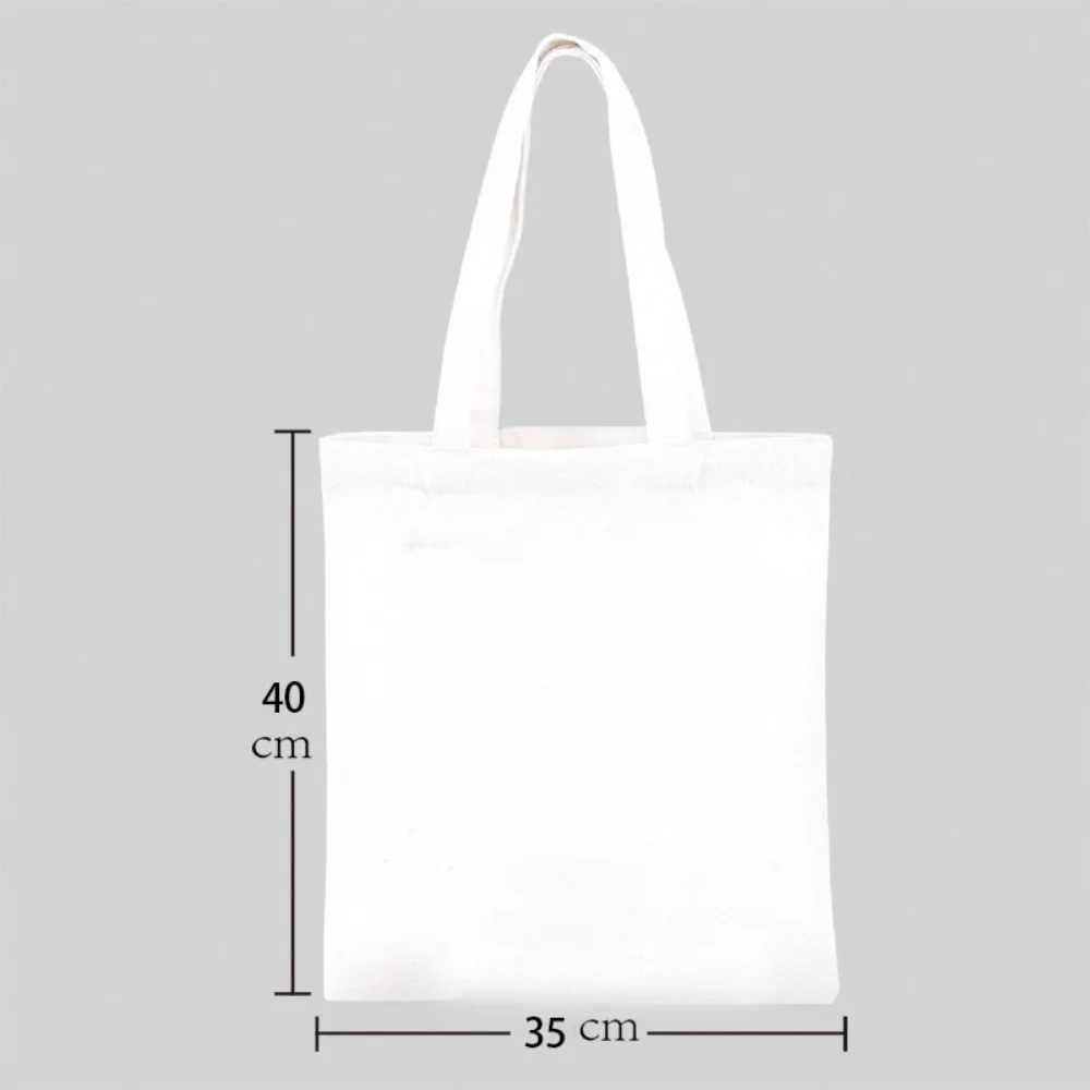 Foldable Shoulder Bag Women Grocery Canvas Organizer Shopping Bags Outdoor Travel Storage Handbag Teacher Pattern Reusable Tote