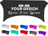 Custom Table Cover 4FT 6FT Banquet Full Print Personalized Table Cloth for Wedding Exhibition Stretch Hotel Party Counter Decor 1