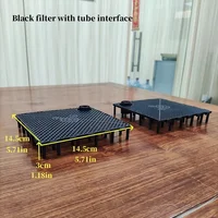 9 pcs set aquarium under gravel bottom filter plate for fish tank with expandable filter tube 2