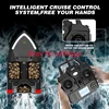 GPS Beidou Dual Positioning 3 Hopper Remote Control Bait Boat 500M 40Point GPS Auto Return Waterproof High Speed RC Fishing Boat 6