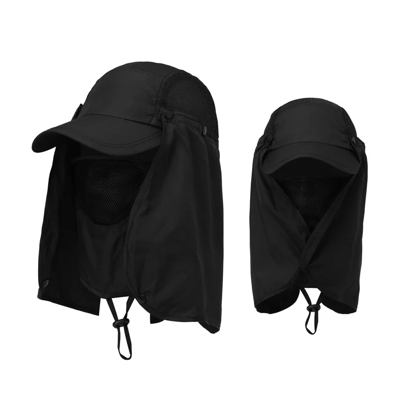 야외 자외선 차단 낚시 태양, 안티 UV 다이바 보호, 얼굴 목 플랩 썬 캡 헤드밴드, 태양 비 모자, 낚시 하이킹 모자