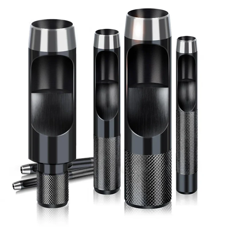 Round Hollow Punch Leather Craft Tool 1pc for Watch Bands Belts Gasket Fabric Canvas Paper Plastics Eyelet leather hole puncher leather hole punch leather punch tool round hole punch cutter set hole punch cutter set round hole punch set eyelet installation punch tool rivet punch tool