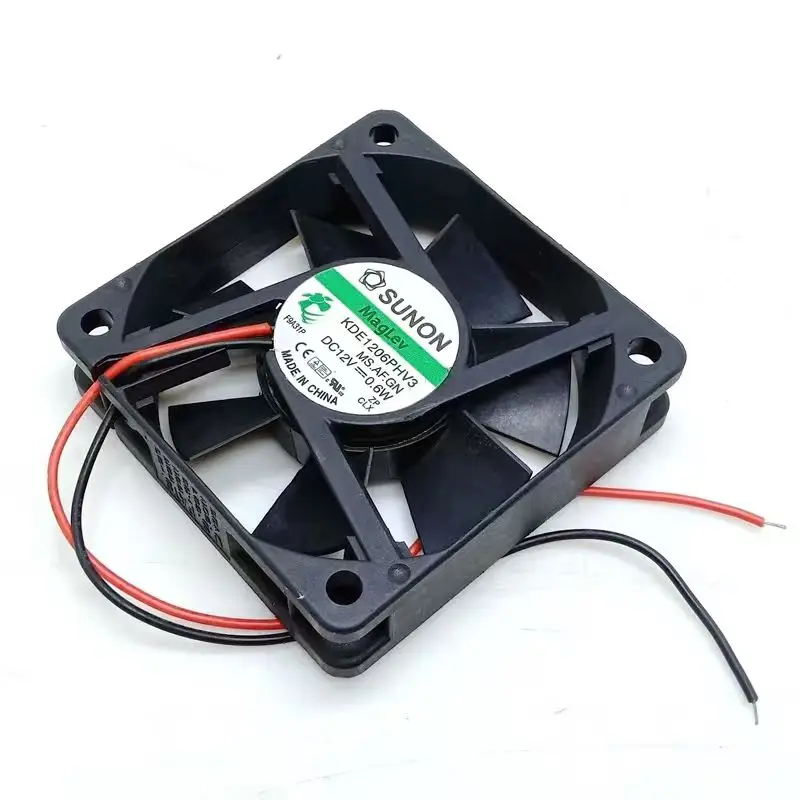Sunon KDE1206PHV3 DC 12V 0.6W 6cm 6015 60*60*15MM 무소음 냉각 팬용 60mm 팬