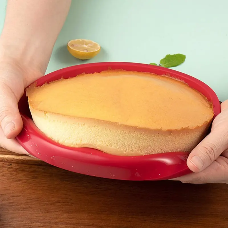Silicone Cake Molds 4 6 8 10 Inch Round 2 3 4 Tier Heat Resistance Circle Baking Pan