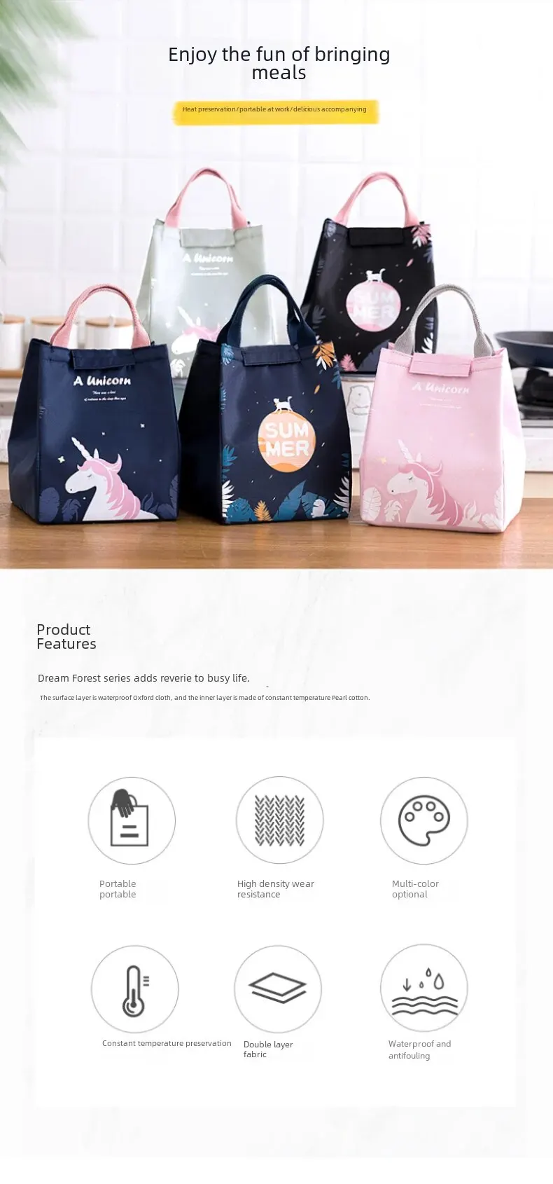 S657fdd9bc8f54782aaf39168994ca5b81 Insulated Lunch Box Bag Portable Thickened Aluminium Foil Bento Box Bag Oxford Cloth Material Japanese Style Mallzona