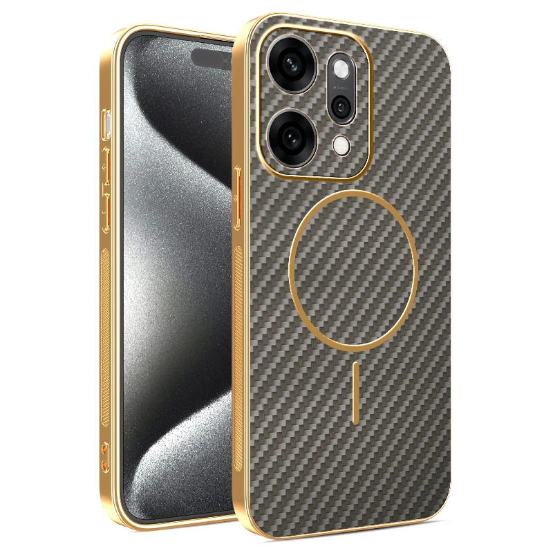 Carbon Fiber Magnetic Wireless Charging Protective Case