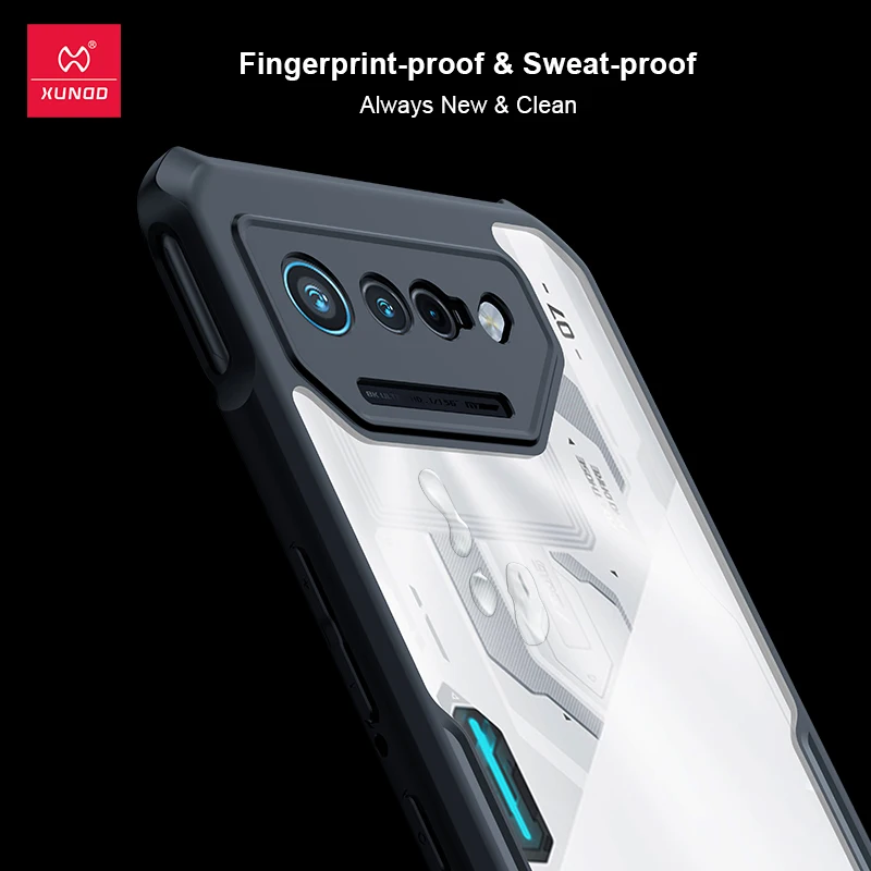 Xundd Shockproof Phone Case with Transparent Lens Protection and Airbag Technology