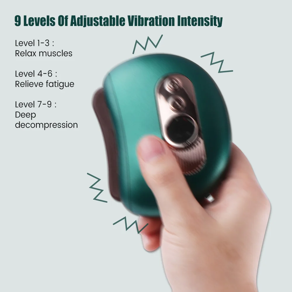Electric Gua Sha Massager – Heat, Vibration & LED for Face, Neck & Body