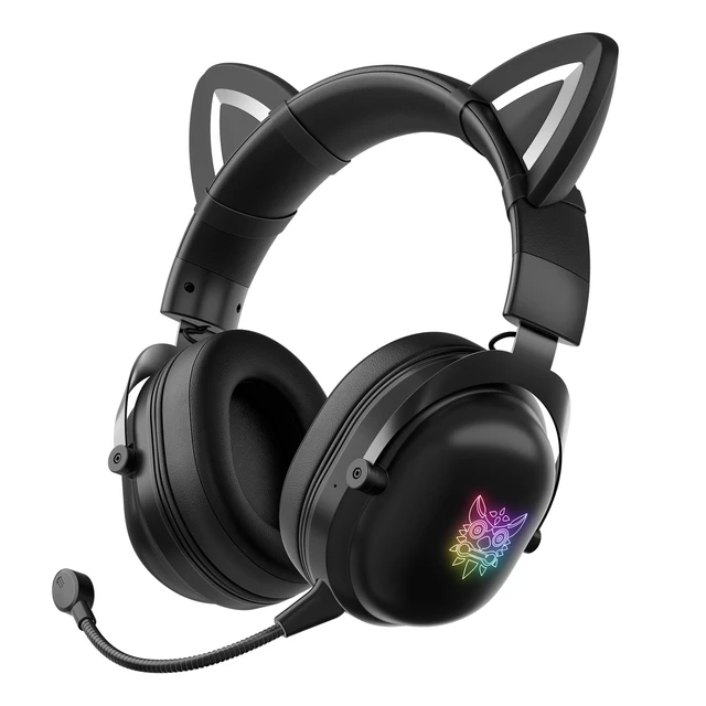 Logitech-Jogo Sem Fio Cat Ear Headset, Bluetooth, Bonito E-Sports Música,  PS4, Frango - AliExpress