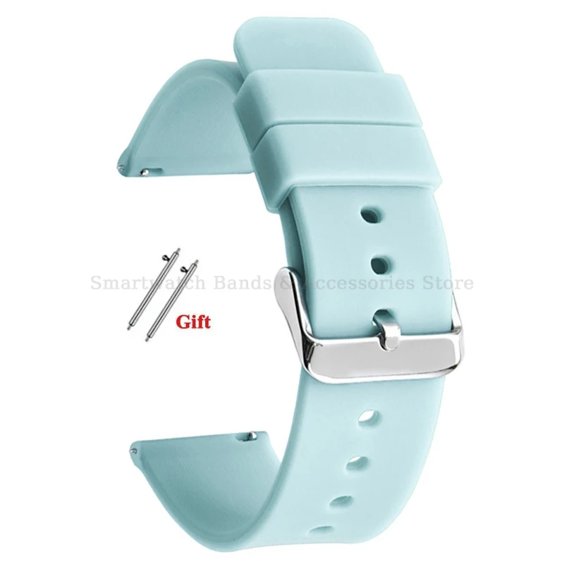 Versatile Soft Silicone Quick Release Watch Band Strap