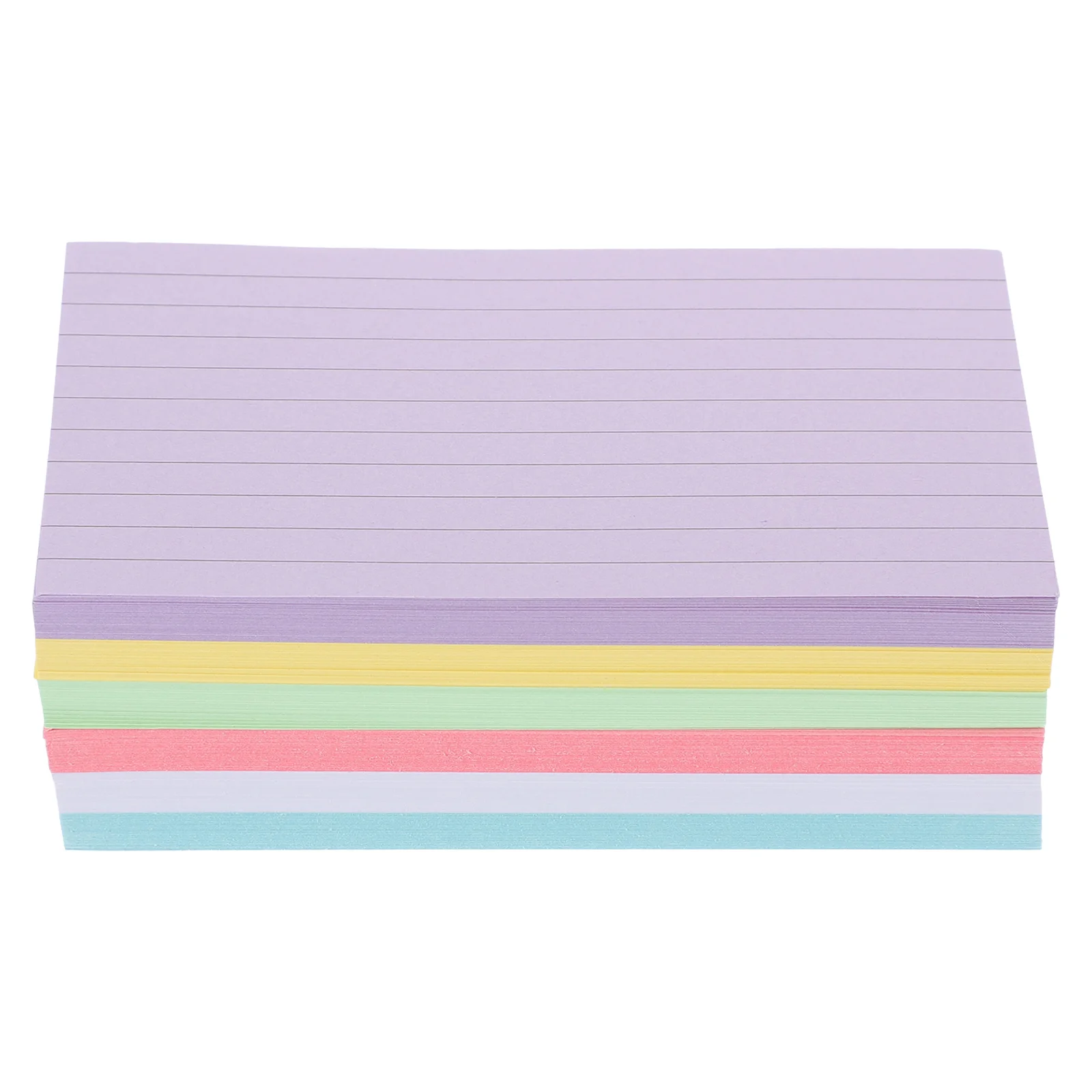 300 Sheets Index Cards Flash Cards Colored Note Cards Portable Writing Words Cards Office Supplies