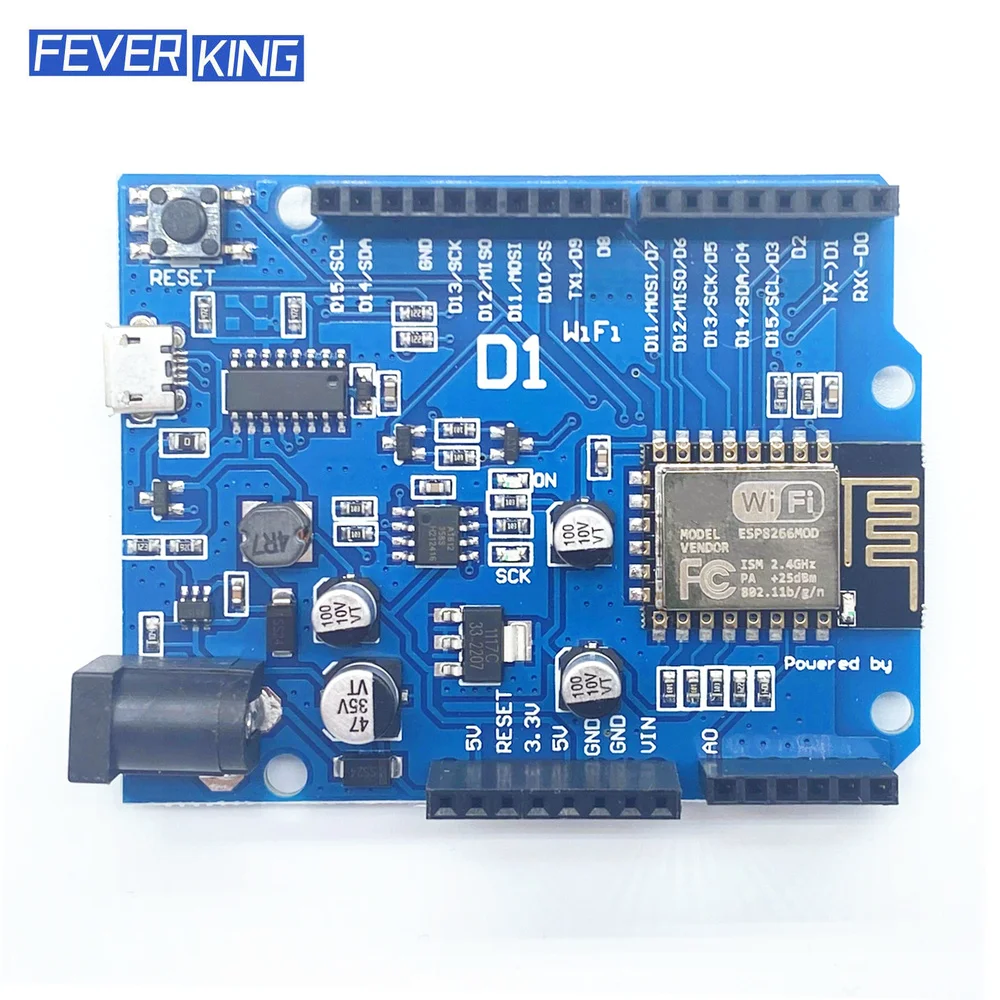 ESP-12E WeMos D1 R3 CH340 CH340G WiFi Development Board Based ESP8266 ...