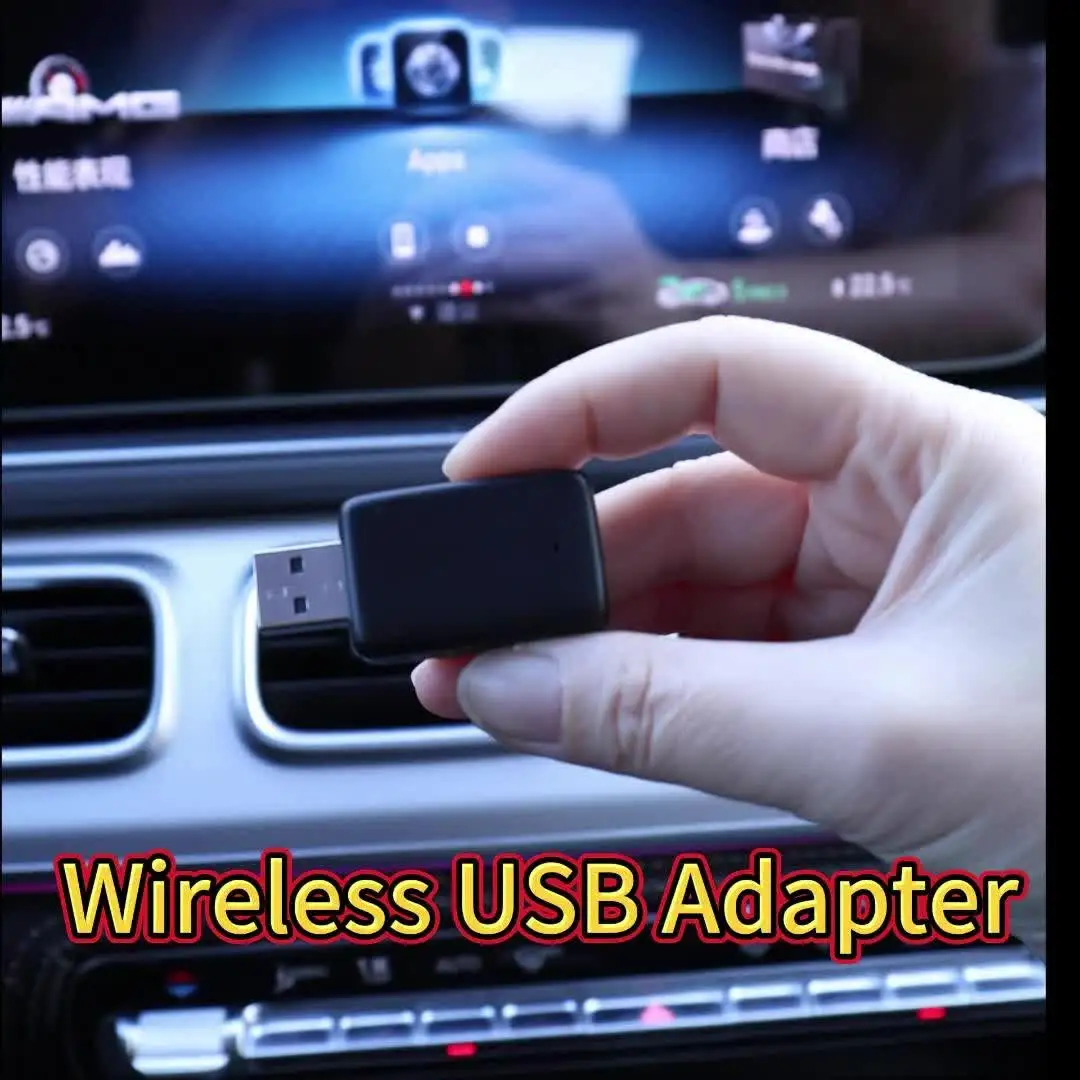 Autonano USB Carplay draadloze adapter, Android Auto Adapter Dongle