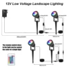 EU/US/UK Plug COB Super Bright Spotlight Led Garden Light Lawn Lamp Low Voltage Landscape Lighting Waterproof Outdoor Lamp 5