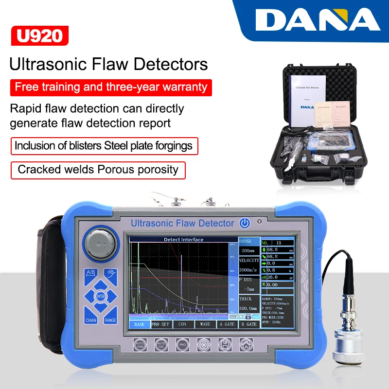 DANA U920 Portable Digital Ultrasonic Flaw Detector Phased Array Eddy