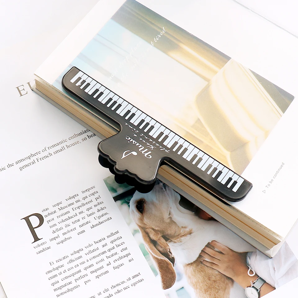 Porte-Livre De Musique En Métal Pour Piano - Clip Support De Partitions - Marque-Page Stable Pour Pupitre