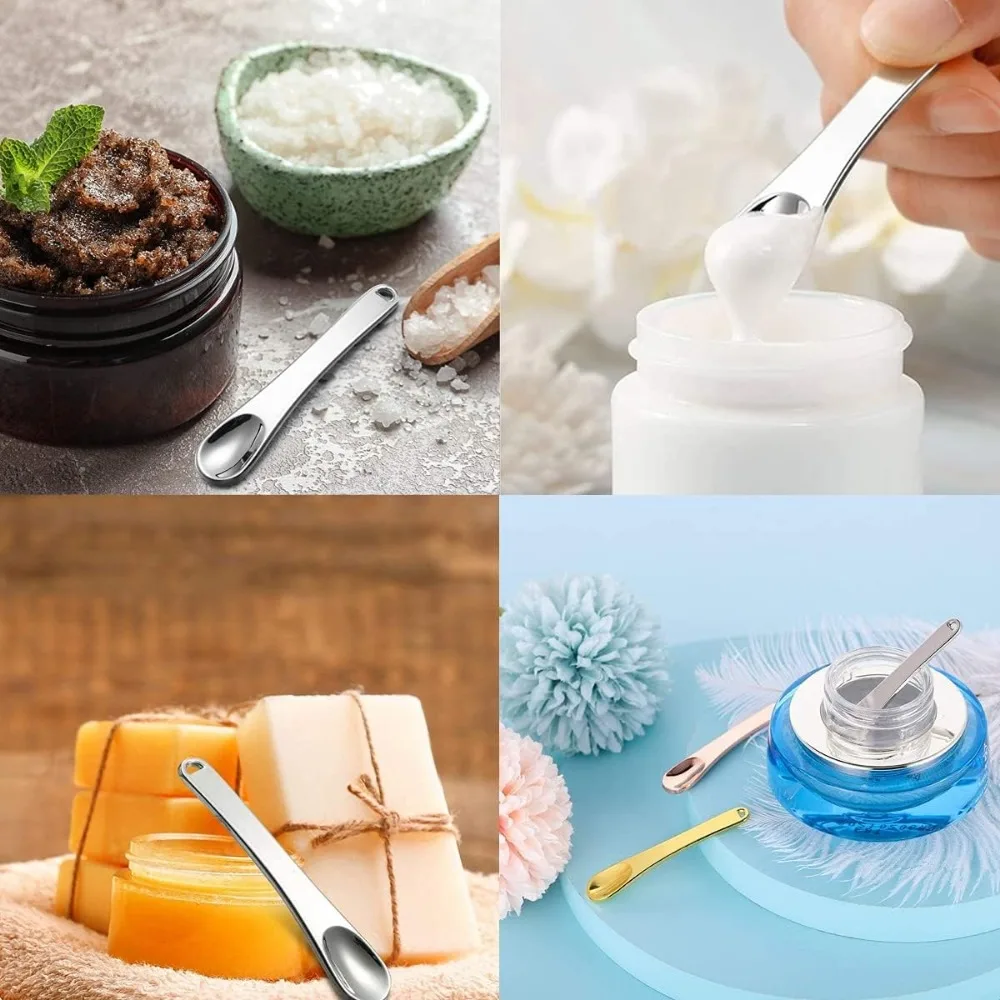 1Pcs Mini Spoon Eye Cream Massage Sticks Facial Reusable Scoop Makeup Spatula for Face Cream Cleansing Appliances
