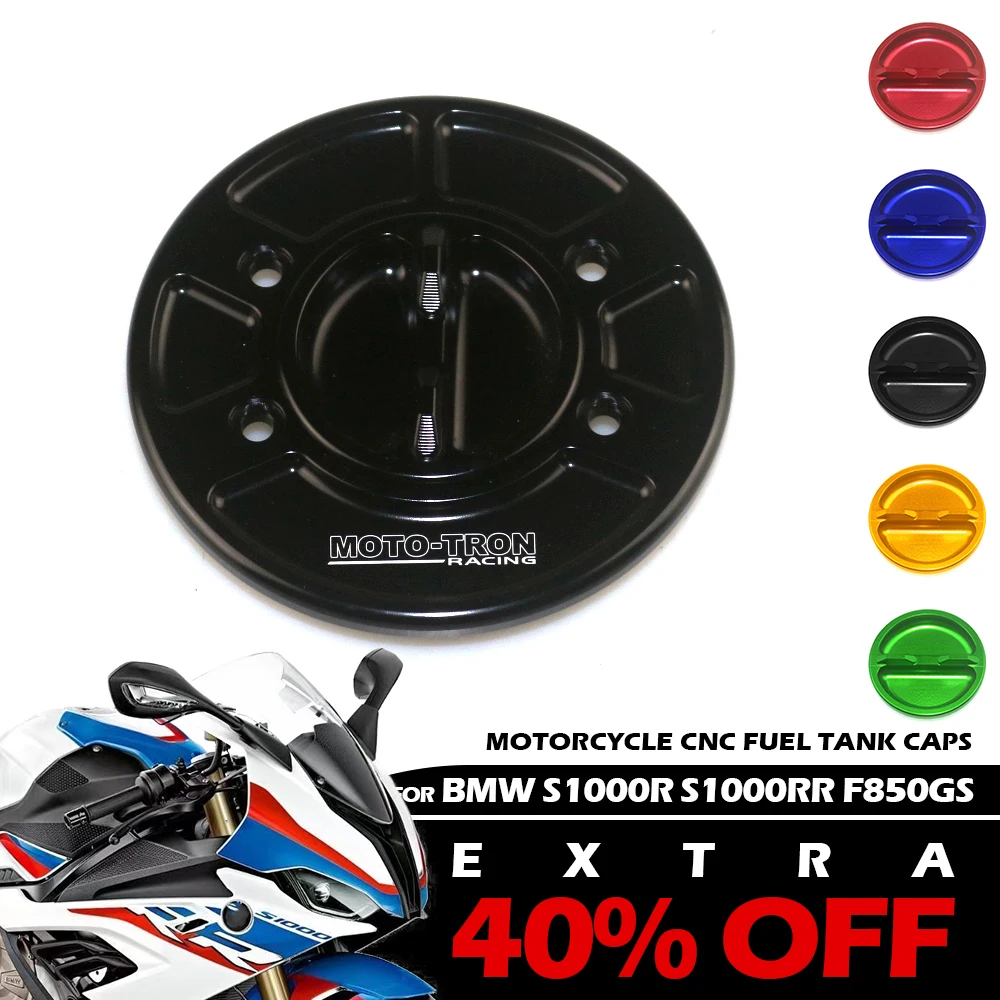 

Motorcycle Fuel Tank Cap For BMW S1000R S1000RR R1200GS R1200R Keyless Gas Tank Cover CNC Aluminum Modified Accessories