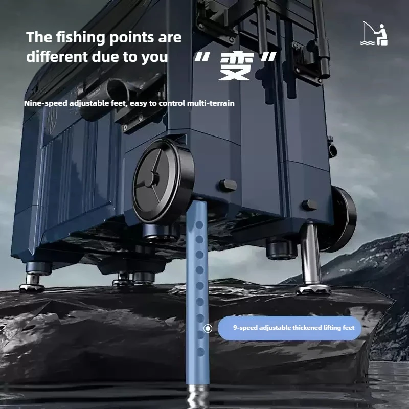 Description Picture 5 of item2024 New Rolling Fishing Box, Multi-Purpose Insulated Storage for Ice Fishing, High-Capacity Tackle Organizer, Easy to Carry