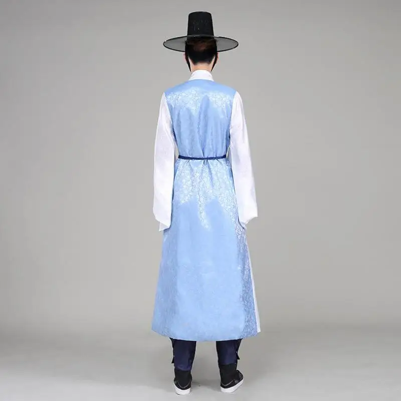 Men Korean Traditional Clothing Ancient Robes Ethnic Court Official Clothes  Stage Performance Costume Male Multicolor Hanbok - AliExpress 200000532