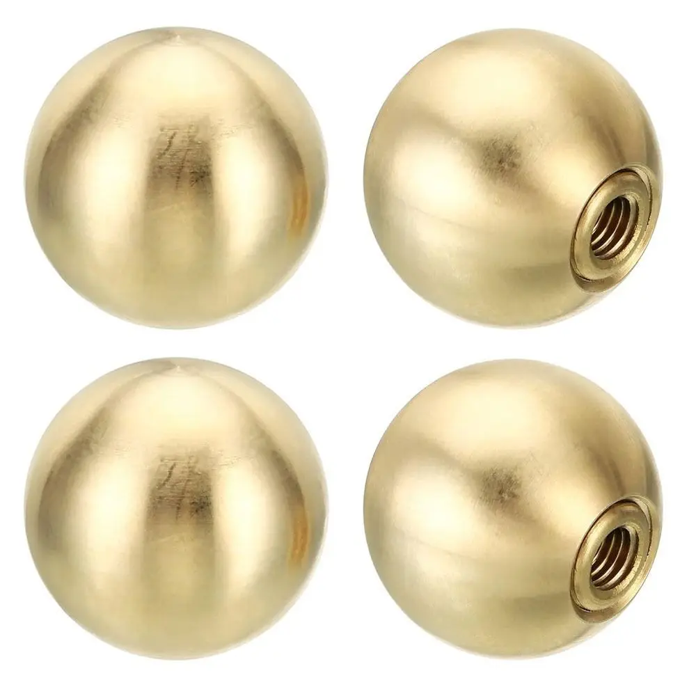 Lamp Finials Caps Knob Durable Ball-Shaped Brass Screw Cap Nuts Gold Decoration Lamp 20mm/25mm furniture knobs