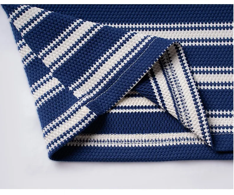 Light luxury striped color blocked short sleeve polo shirt men fashion luxury brand exquisite embroidery summer casual T-shirt 20 S65813b0dc57943009855155d8024f1e9Y