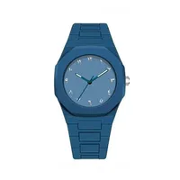 Montre étanche haut de gamme à cadran arabe, cadran rond, bracelet coloré, mouvement à quartz, design exquis, bracelet en plastique, montre-bracelet, idéale pour offrir 5