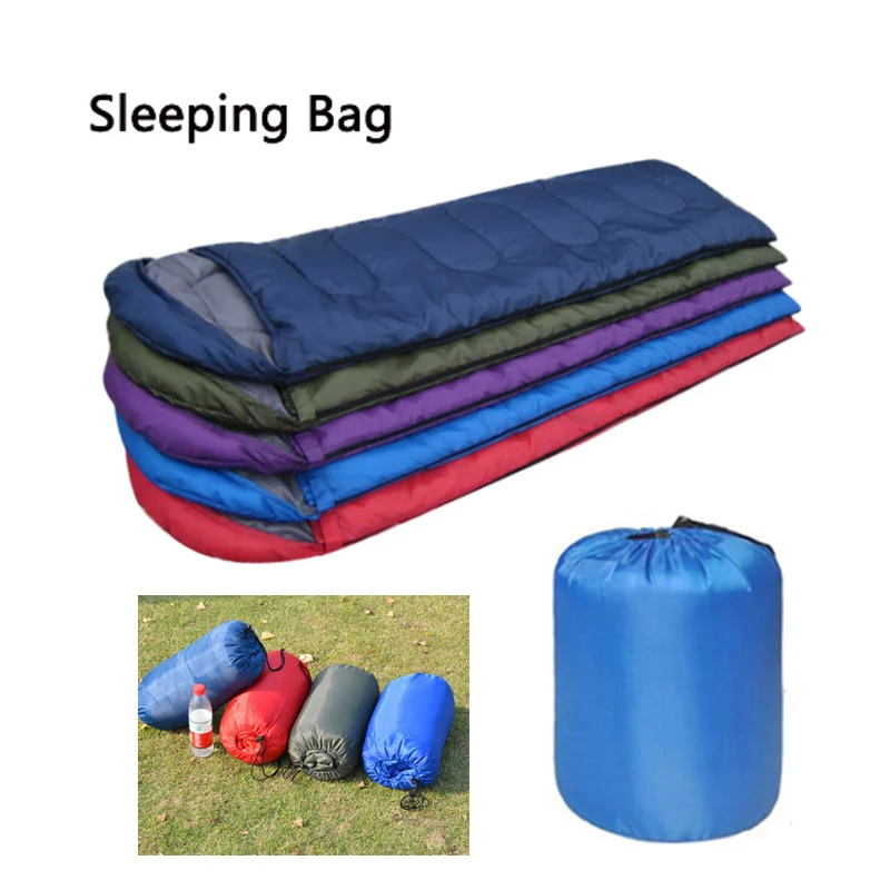 

Ultralight Camping Sleeping Bag for Outdoor Traveling Hiking Spring Summer Autumn Waterproof Envelope Backpacking Equipment