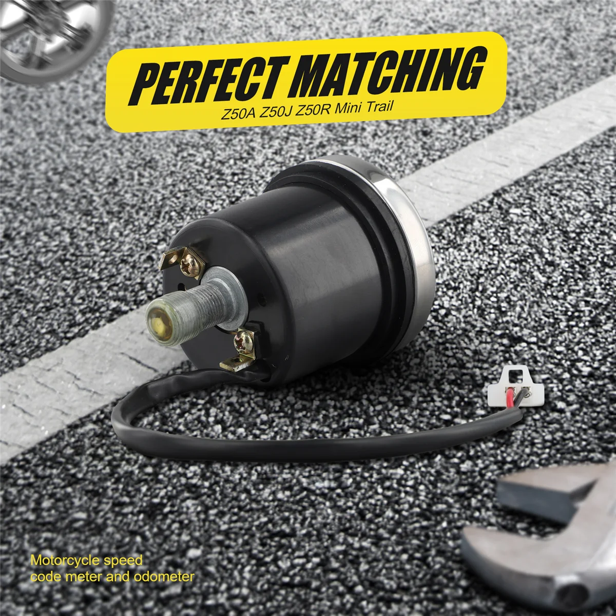 モンキー,skyteam z50,z50j,z50a用のオートバイスピードメーター