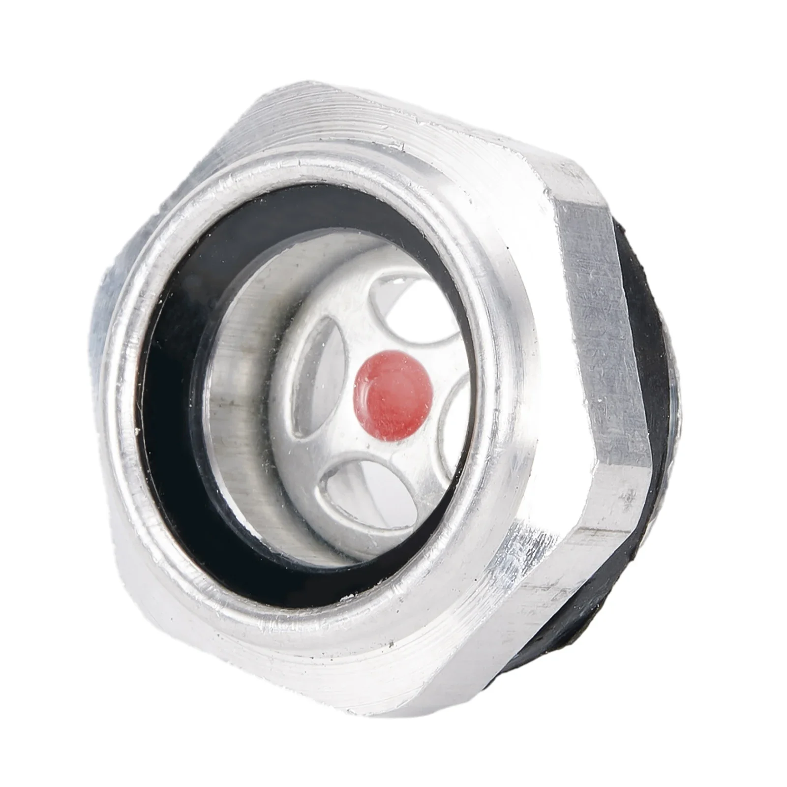 Clear Tempered Glass Oil Level Gauge Sight Glass, Lightweight Aluminum Construction, Accurate And Easy Oil Level Reading