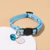 Comfort Fit Cartoon Design Adjustable Nylon Cat Collar - Safety Buckle and Bell, Durable Pet Accessory for Small Dogs & Cats 4
