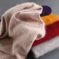 Fall/Winter 2023 New Women’s Wear Wool V-neck Sweater Women’s Slim Knitted Bottom Shirt Mink Cashmere Sweater