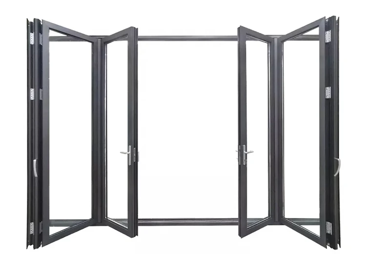 Cheap Screen Folding Aluminum Doors