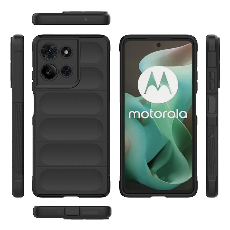 Luxury Wave Pattern Shockproof Armor Case - Premium Protection Cover