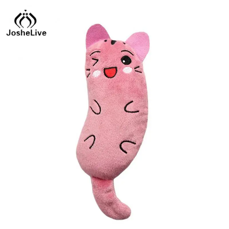 

Plush Cat Toy Cat Grinding Catnip Toys Funny Interactive Pet Kitten Chewing Toy Claws Thumb Bite Cat Mint for Cats Teeth Toys
