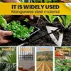 Garden Hoe Tools, All-Steel Hardened Hollow Hoe, Sharp Garden Weeding Tools, Hand Hoe Gardening Edger Weeder Tool 3