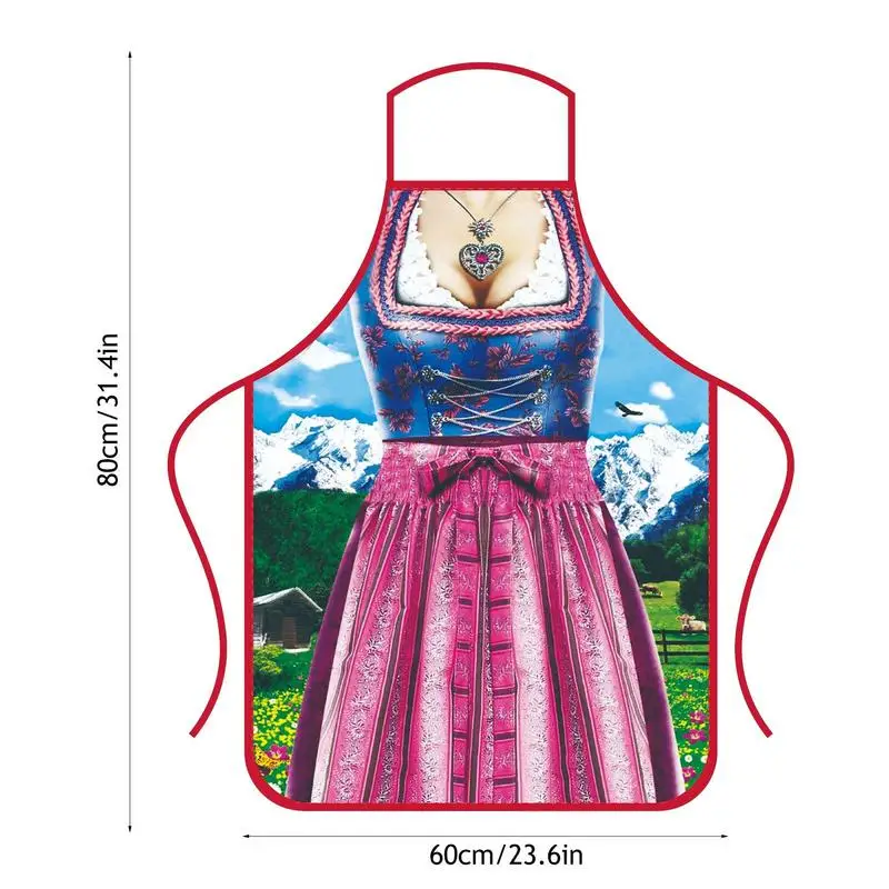 Oktoberfest Schürzen Set - 2 Stück Bayrische Bierfest Schürzen Für Männer & Frauen