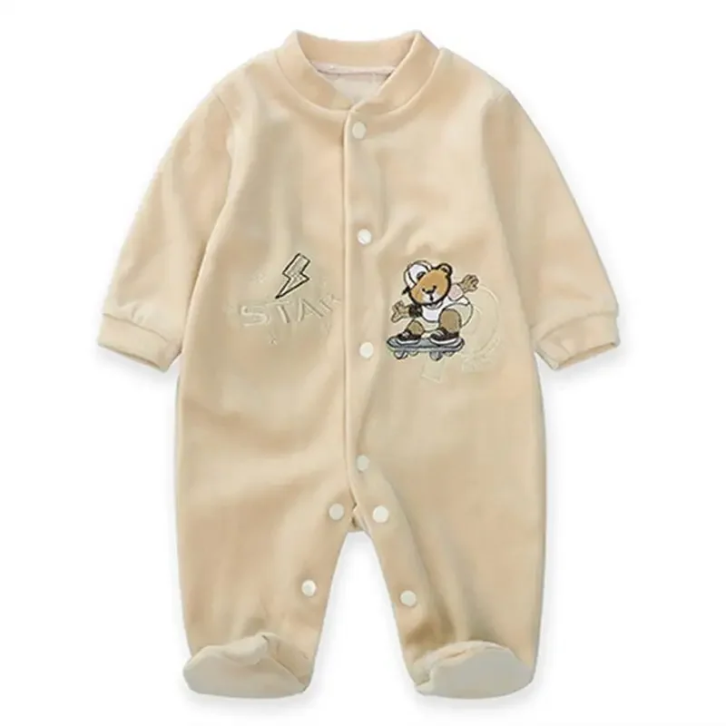 Baby Girl Clothes For Baby Clothes 0 To 12 Months Boys Clothing Newborn Things Bodysuits One-pieces Cartoon Fleece Pajamas baby clothes baby sleepsuit