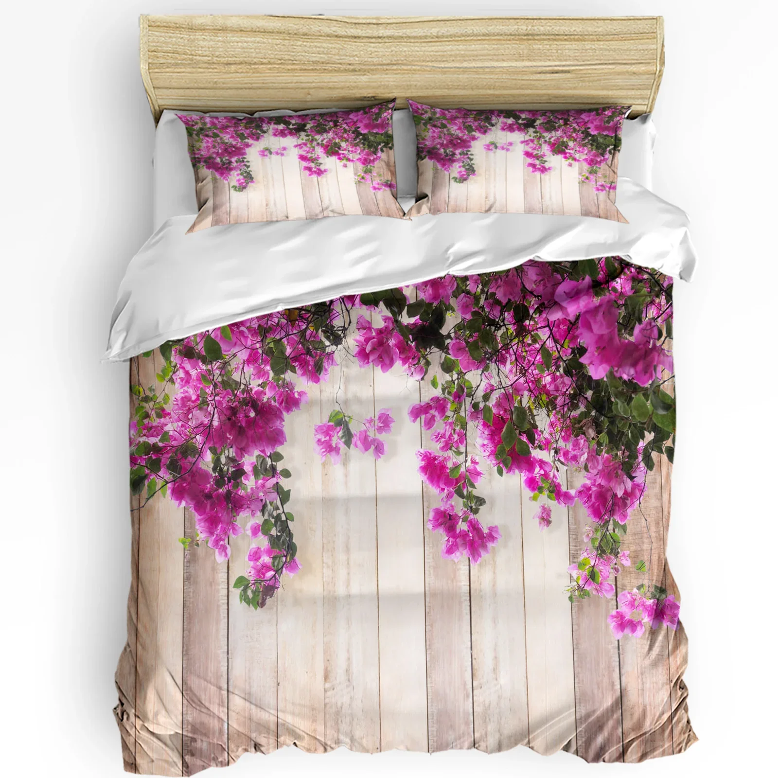 

Red Flowers Planks Leaves Plant Duvet Cover 3pcs Bedding Set Home Textile Quilt Cover Pillowcases Bedroom Bedding Set No Sheet