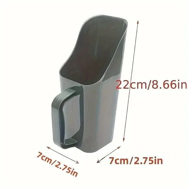 1pc Multipurpose Plastic Scoop for Succulent Planting,Large Garden Soil Shovel,Potting Gardening Tool,Aquarium Gravel Spade 2