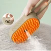 Cat Dog Pet Spray Massage Brush One Button Steam Spray Folding Rotatable Grooming tool Hair Bath 3 in 1 Hair Removal Brush Comb 5
