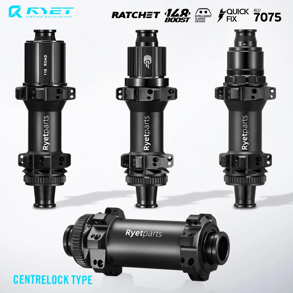 RyetRatchet 36T MTB Hub Ultralight 28 Hole Bushing Straightpull BOOST 148 HG XD MS Core 12s Thru Axle 28h Maza Hubsets