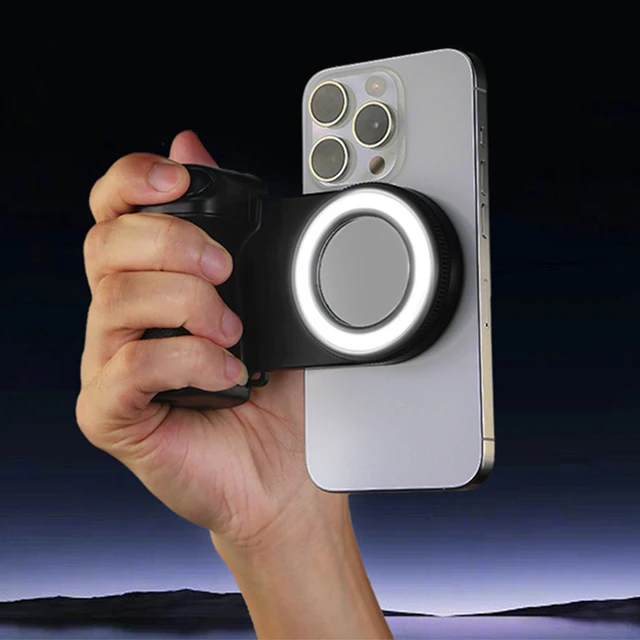 Для Magsafe Bluetooth-совместимая ручка для телефона с заполняющей подсветкой и светоотражающим зеркалом, ручка для камеры, стабилизатор для селфи