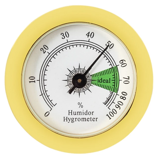 Mini Hygrometer 50mm for Humidors Guitar Violin Cigar Box - AliExpress